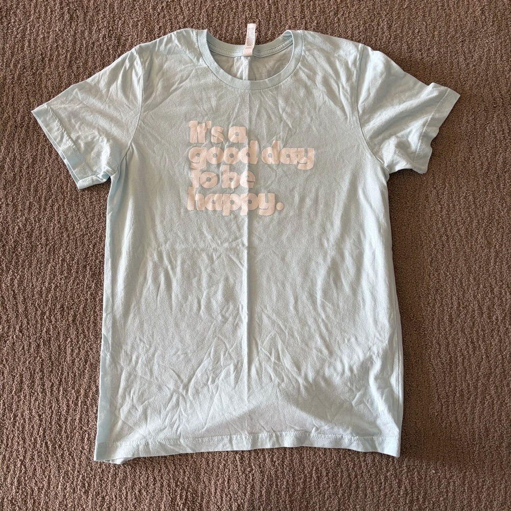 Women’s Light Blue Graphic T-Shirt